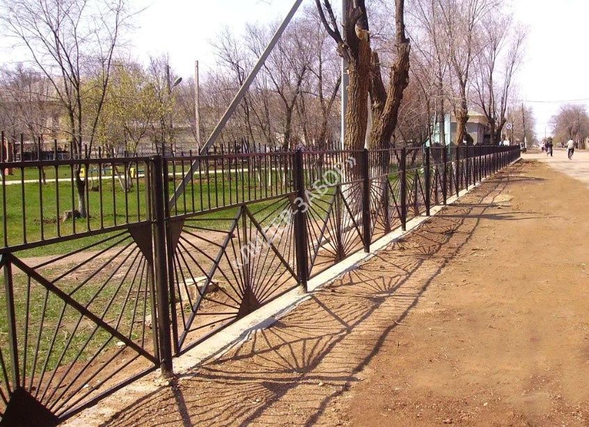 Цена Ограждение парка металлическое узорное в Москве Купить Ограждение парка металлическое узорное